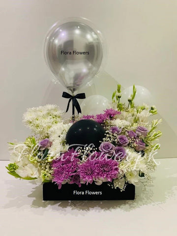 European Lavender & Pearl Tray