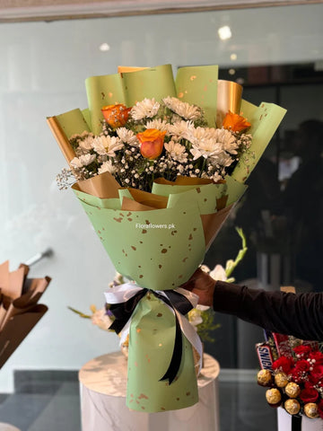 Golden Pistachio Bouquet
