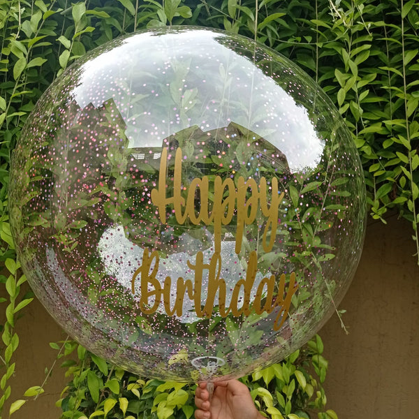 Confetti Birthday Balloon – balloon by Ivory Floral, same-day delivery in Lahore and Islamabad