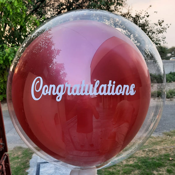 Congratulations Balloon – balloon by Ivory Floral, same-day delivery in Lahore and Islamabad
