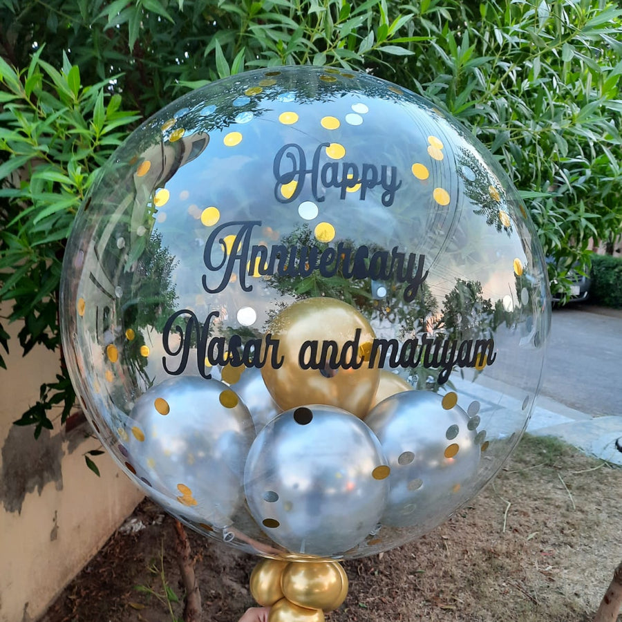 Happy Anniversary Balloon – balloon by Ivory Floral, same-day delivery in Lahore and Islamabad