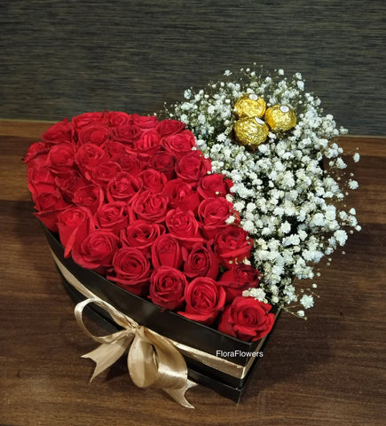 The Scarlet Heart & Gold Truffle Box